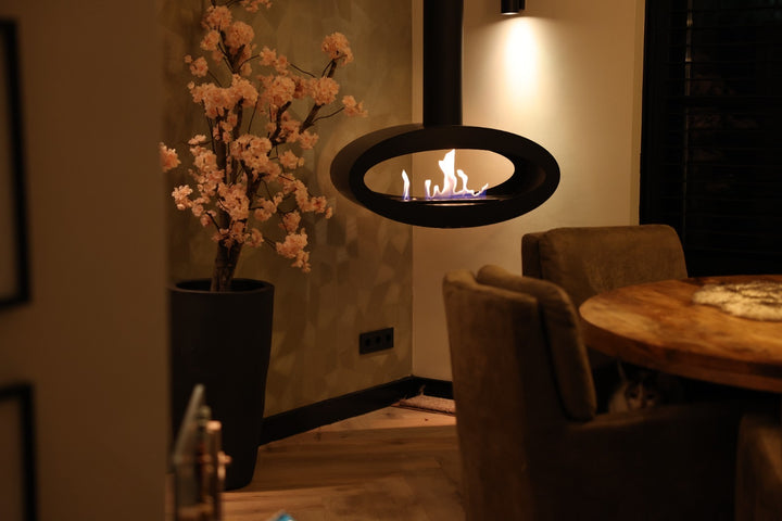 Bioethanol Hängekamin Decke - Tube Weiss