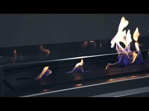 Zweiseitiger Bioethanol Einbaukamin - FAME 170